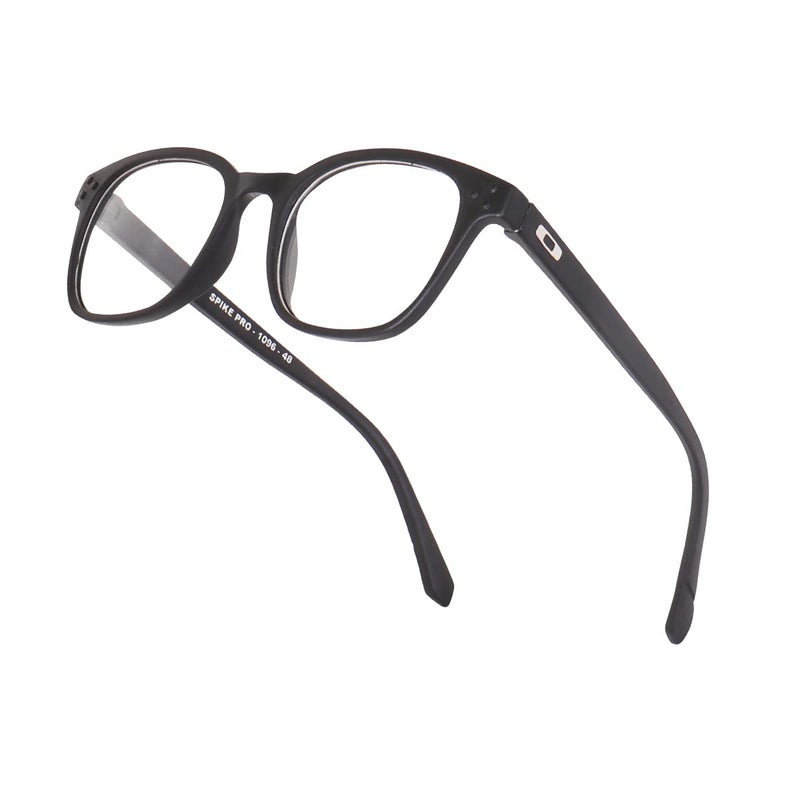 EYMEN Classic Non Prescription Clear Lens Glasses for Women Men Square Frame Eyeglasses Multiple Shades - Image 1