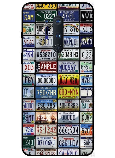 Protective Case Cover For OnePlus 8 Pro Smart Series Printed Protective Case Cover for OnePlus 8 Pro Number Plates