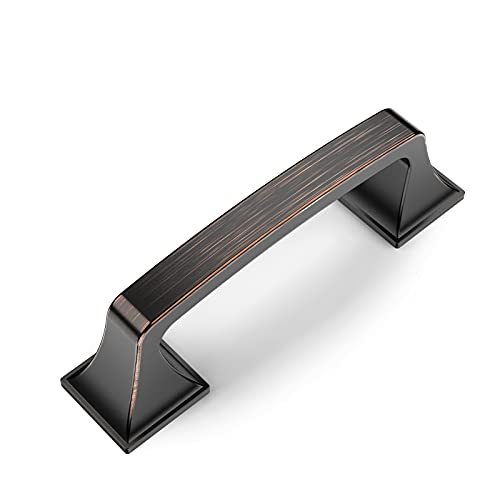 Amerdeco 10 Pack Kitchen Cabinet Handles Oil Rubbed Bronze Cabinet Pulls 3 Inch(76mm) Hole Center Cabinet Hardware for Bathroom Drawer Pulls Dresser Pulls AM0002 - Image 5