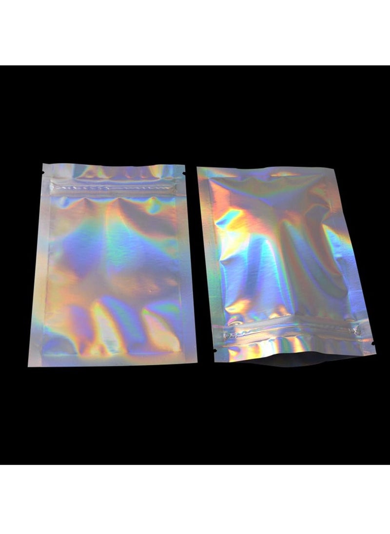 Y&D 100PCS Ziplock Bag Creative Holographic Flat Multi-use Jewelry Cosmetic Packaging 5*13cm  - Image 3