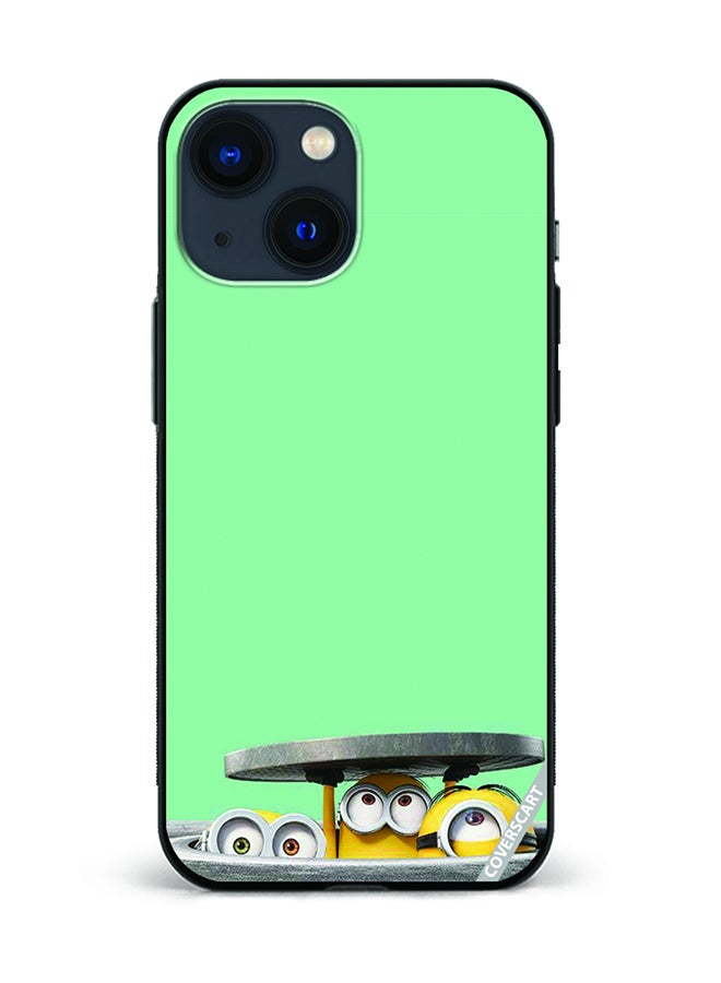 Protective Case Cover For Apple iPhone 13 Mini Minion Design Multicolour