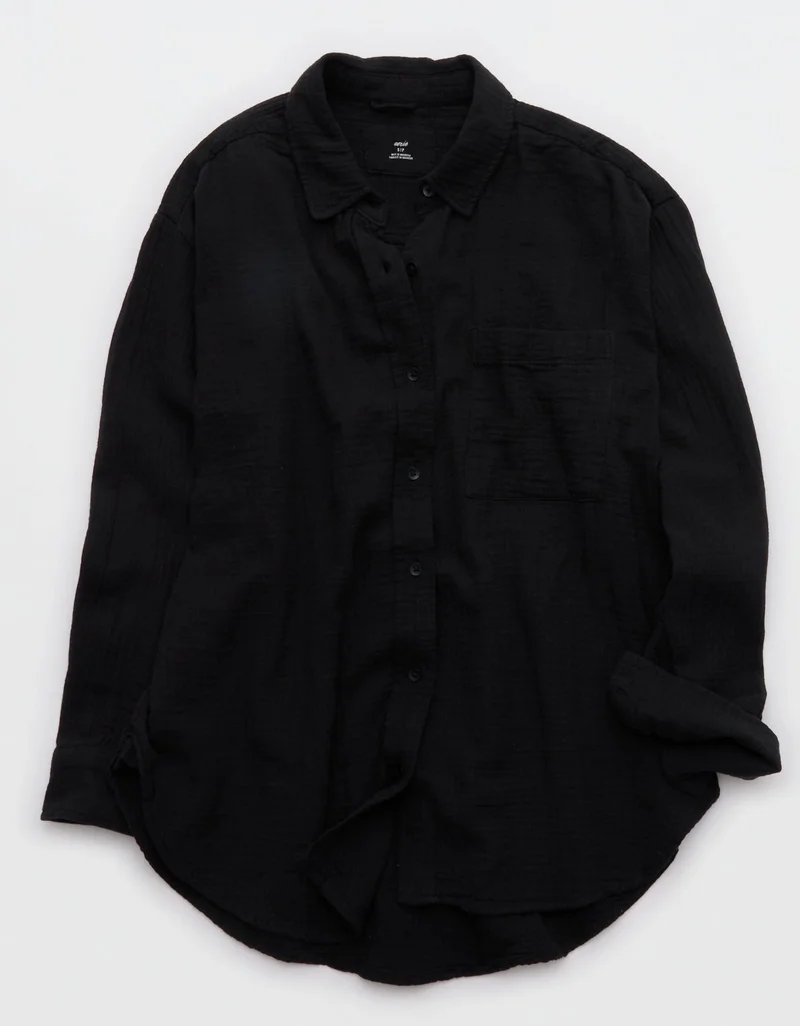 Aerie  Aerie Day-Off Cover Up Shirt for Women | Best Price UAE
