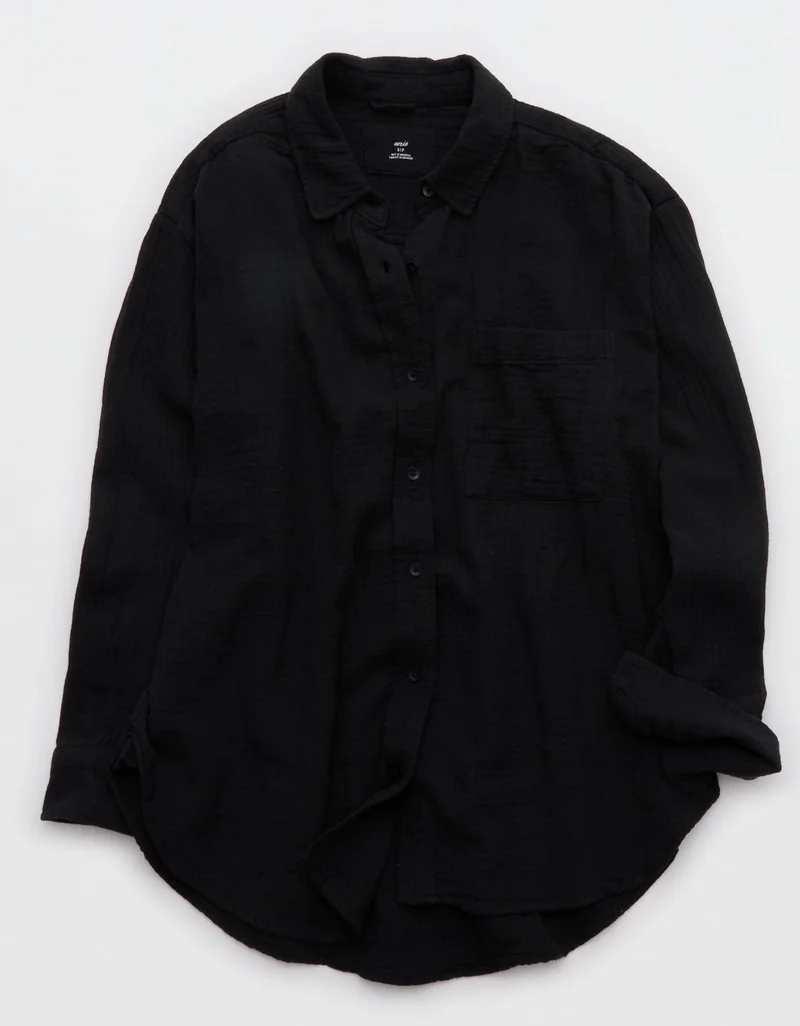 Aerie  Aerie Day-Off Cover Up Shirt for Women | Best Price UAE