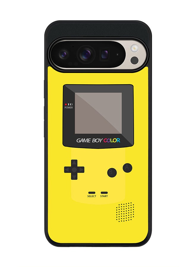 Stylizedd For Google Pixel 9 Pro XL Case,Slim fit Camera Protection, Shockproof Thin Phone cover - Gameboy Color - Yellow - Image 1