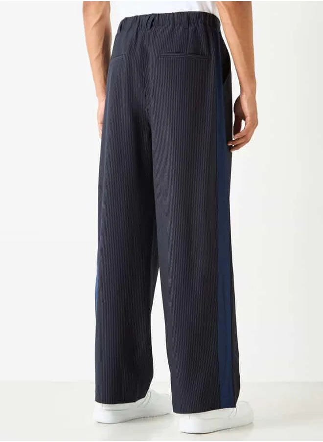 STARTER Starter Striped Regular Fit Pants with Drawstring Closure and Pockets