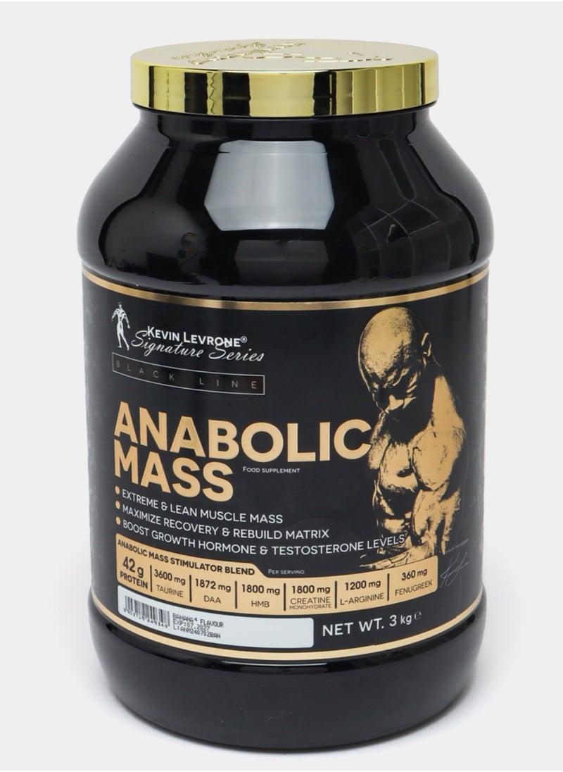 KEVIN LEVRONE Kevin Levrone Anabolic Mass Gainer 3 Kg Strawberry 