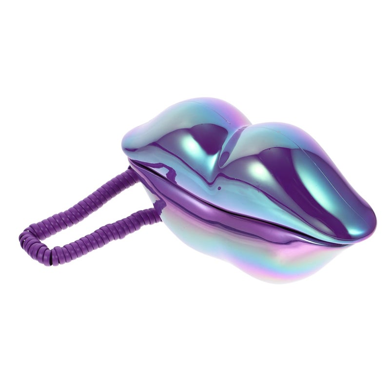 Creative Lip Shaped Vintage Dial Phone Home Decor For Housewarming Gifts - Image 2