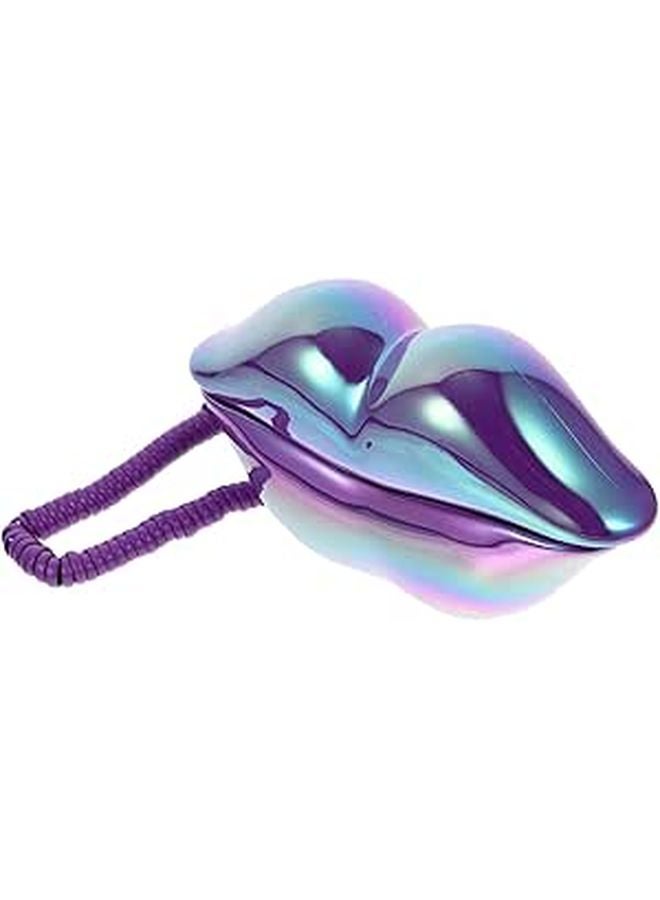 Creative Lip Shaped Vintage Dial Phone Home Decor For Housewarming Gifts - Image 1
