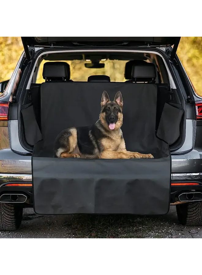 Black Thickened Car Trunk Mat for SUVs Pet Dog Protective Liner - Image 3