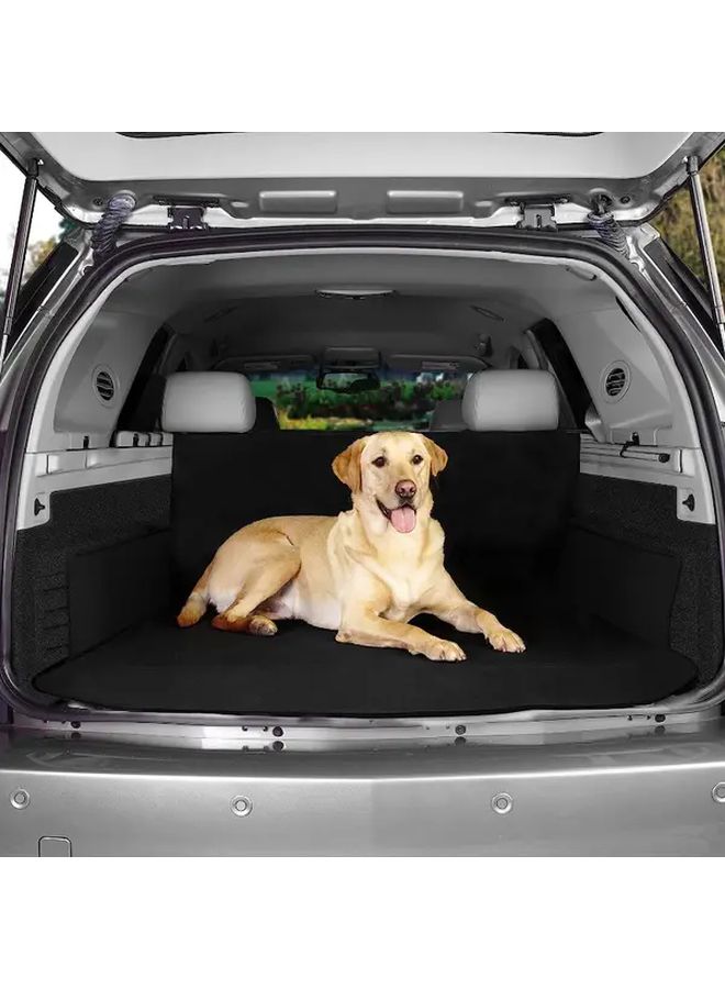 Black Thickened Car Trunk Mat for SUVs Pet Dog Protective Liner - Image 1
