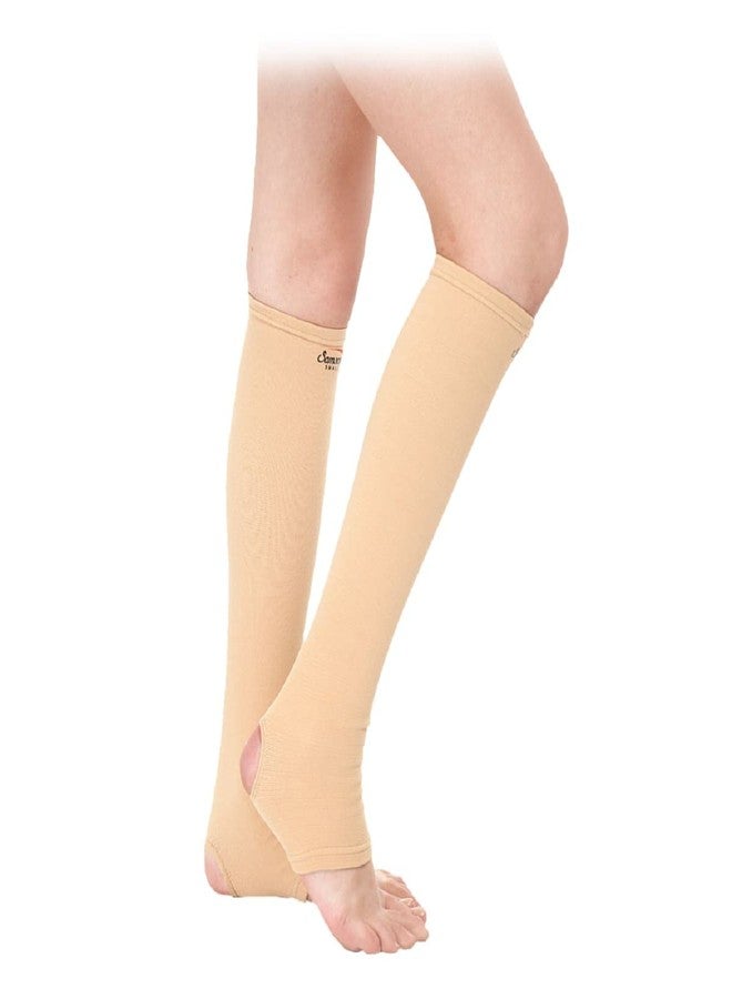 Samson Orthotics Samson Varicose Vein Stockings (Classic) (Pair) - For Varicose Veins, Blood Pools, Congestion, Spider Veins, DVT, Lymphedema, (For RUNNING, SPORTS, FITNESS) (For Women & Men) [(Style : Below Knee) (Size : Large)] - Image 1