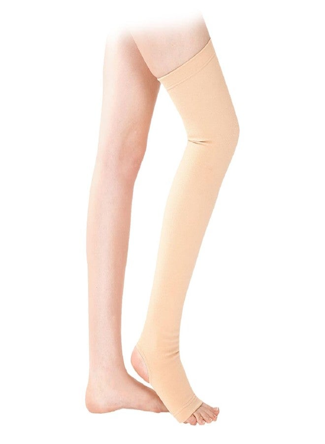 Samson Orthotics Samson Varicose Vein Stockings (Classic) (Pair) - For Varicose Veins, Blood Pools, Congestion, Spider Veins, DVT, Lymphedema, (For RUNNING, SPORTS, FITNESS) (For Women & Men) [(Style : Below Knee) (Size : Large)] - Image 2