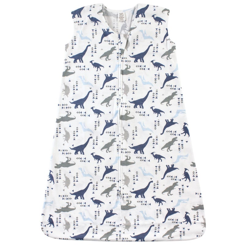 Touched by Nature Unisex Baby Organic Cotton Sleeveless Wearable Sleeping Bag Sack Blanket Dino 1824 Months