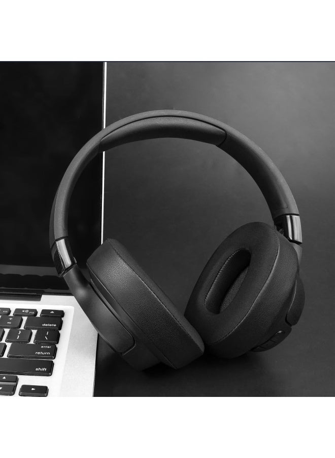 1 زوج التبريد-جل استبدال سماعات الأذن لـ JBL Tune 700BT ، 710BT ، 720BT ، 750BTNC ، 760NC ، 770NC سماعات الأذن اللاسلكية ، وسائد الأذن مع رغوة عالية الكثافة (أسود) - Image 5