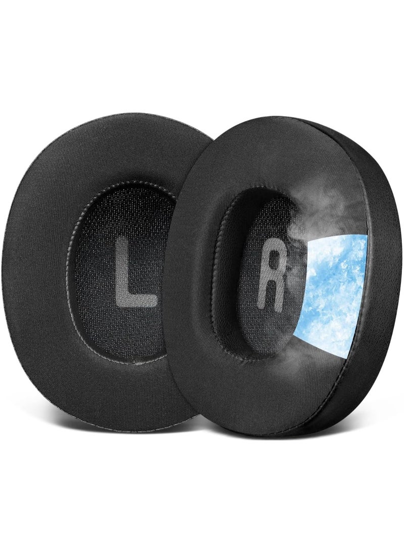 1 زوج التبريد-جل استبدال سماعات الأذن لـ JBL Tune 700BT ، 710BT ، 720BT ، 750BTNC ، 760NC ، 770NC سماعات الأذن اللاسلكية ، وسائد الأذن مع رغوة عالية الكثافة (أسود) - Image 1
