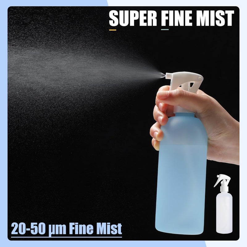 VEXPLO Spray Bottles Plastic Water Spray Bottle for Hair, Ultra Fine Mist Empty Mister Spray Bottles for Hair, Cleaning, Plants, Pets, Barbers, Salons, Essential Oil Scents, 2 Pack 10 oz (300ML) - Image 2