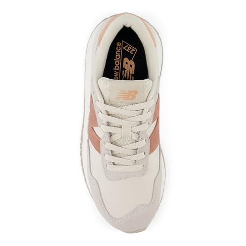 New Balance Women's 237 V1 Sneaker, White/Pink, 8 - Image 4