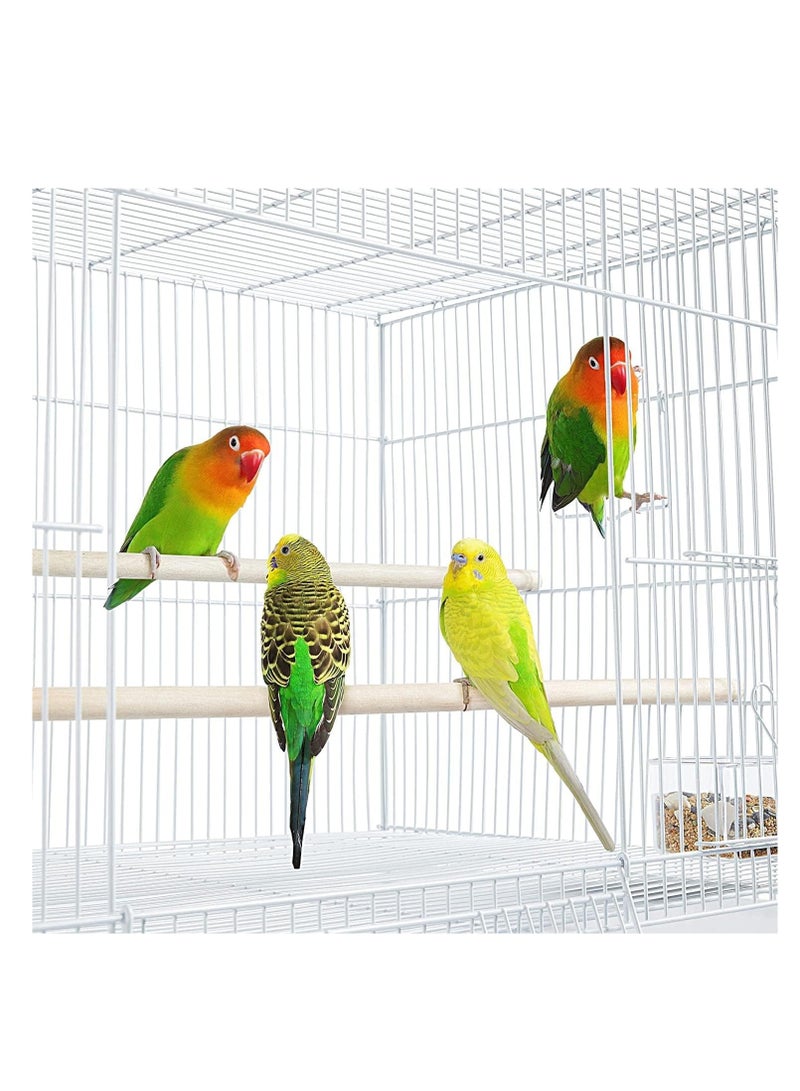 vsell24 Light Weight Hanging Bird Cage For Small And Medium Birds Parakeets Parrot Cockatiels Canary Finch Budgie Lovebirds Bird Cage Divided Into Two 60X42X41cm  - Image 3