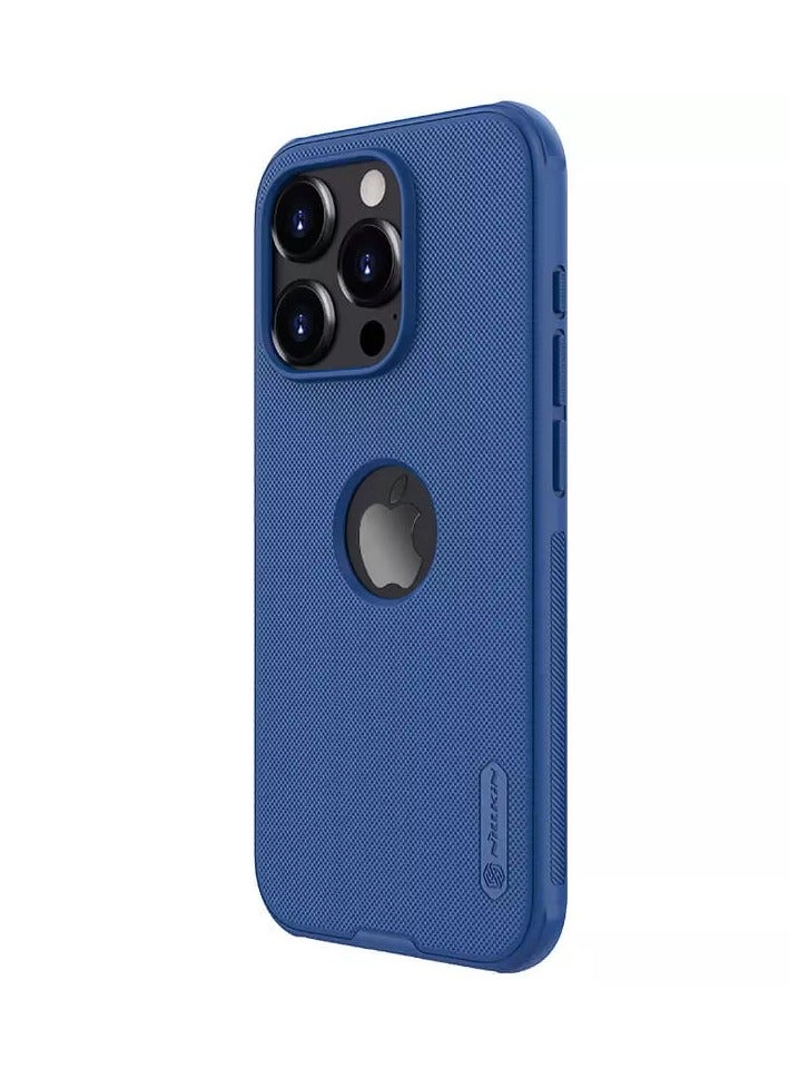 Nillkin Super Frosted Shield Pro Matte Case for Apple iPhone 15 Pro Max (6.7", 2023) – Slim, Durable, Eco-Friendly, and 360° Protection in Stylish Blue - Image 3