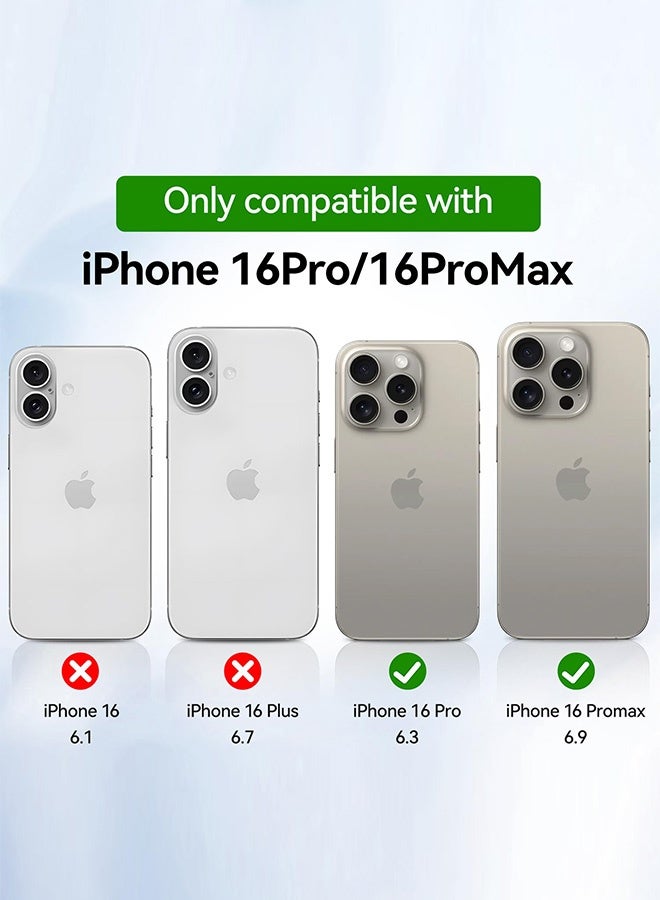 Tersely [4 Pieces] Camera Lens Protector for iPhone 16 Pro and iPhone 16 Pro Max 2024, 9H Transparent Camera Tempered Glass Protective Cover - Image 2