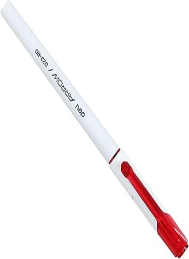قلم حبر جاف دلي أرو باللون الأحمر q23-rd