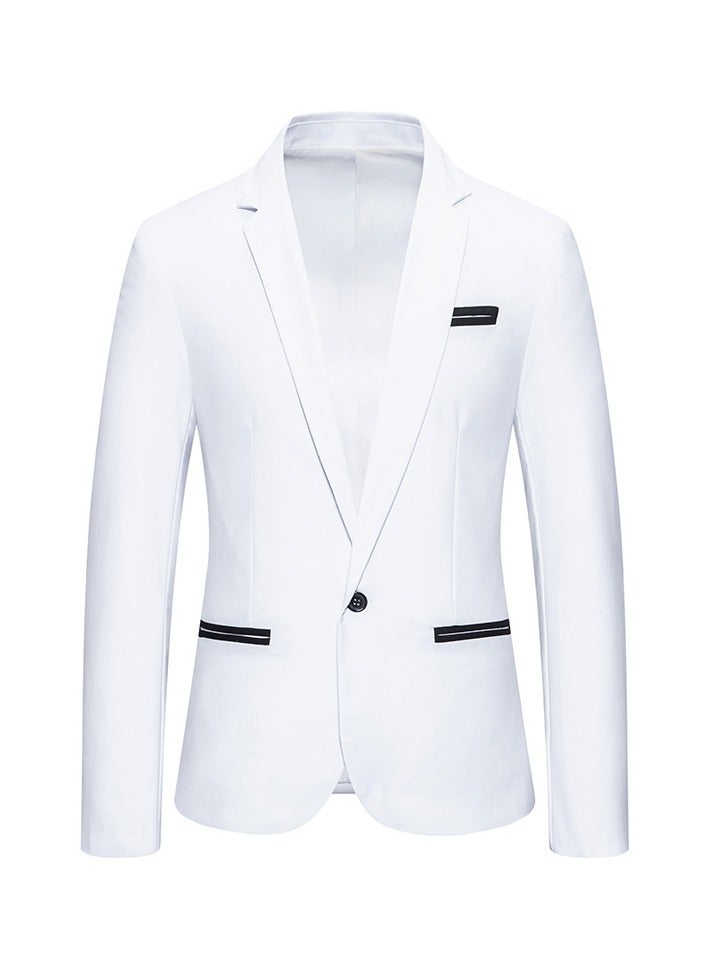 Shougu New Slim Fit Business Casual Fashionable Suit Jacket  - Image 1