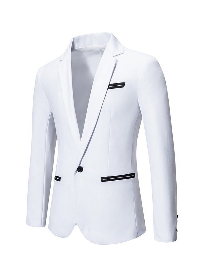 Shougu New Slim Fit Business Casual Fashionable Suit Jacket  - Image 3