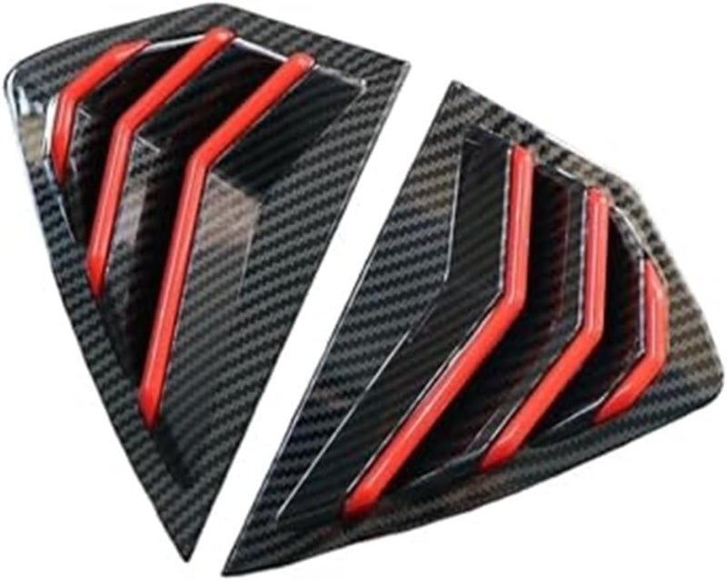 QASULER Car Rear Louver Window Cover Trim for Mazda 3 Axela - Image 3