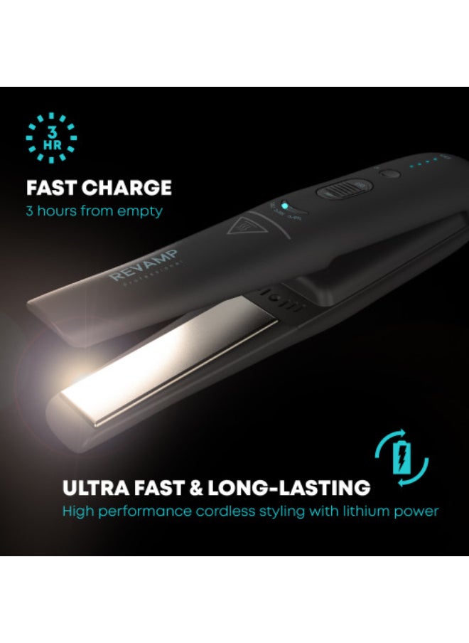 REVAMP Liberate Cordless Compact Hair - Straightener - Black  - Image 2