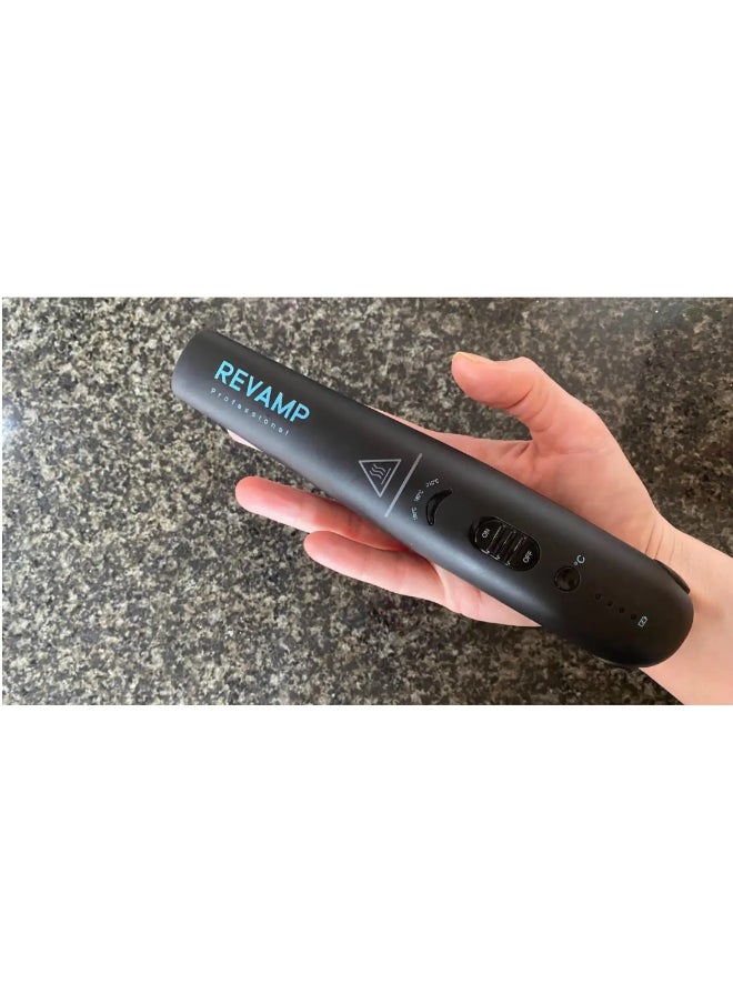 REVAMP Liberate Cordless Compact Hair - Straightener - Black  - Image 5