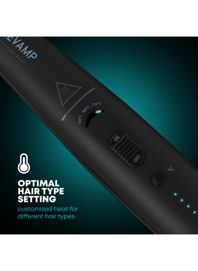 REVAMP Liberate Cordless Compact Hair - Straightener - Black  - Image 4