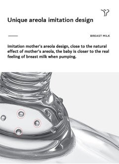 joybuy 2 Pieces Contact Nipple Shields, Ultra Thin and Super-Soft Food-Grade Silicone Nipple  - Image 2