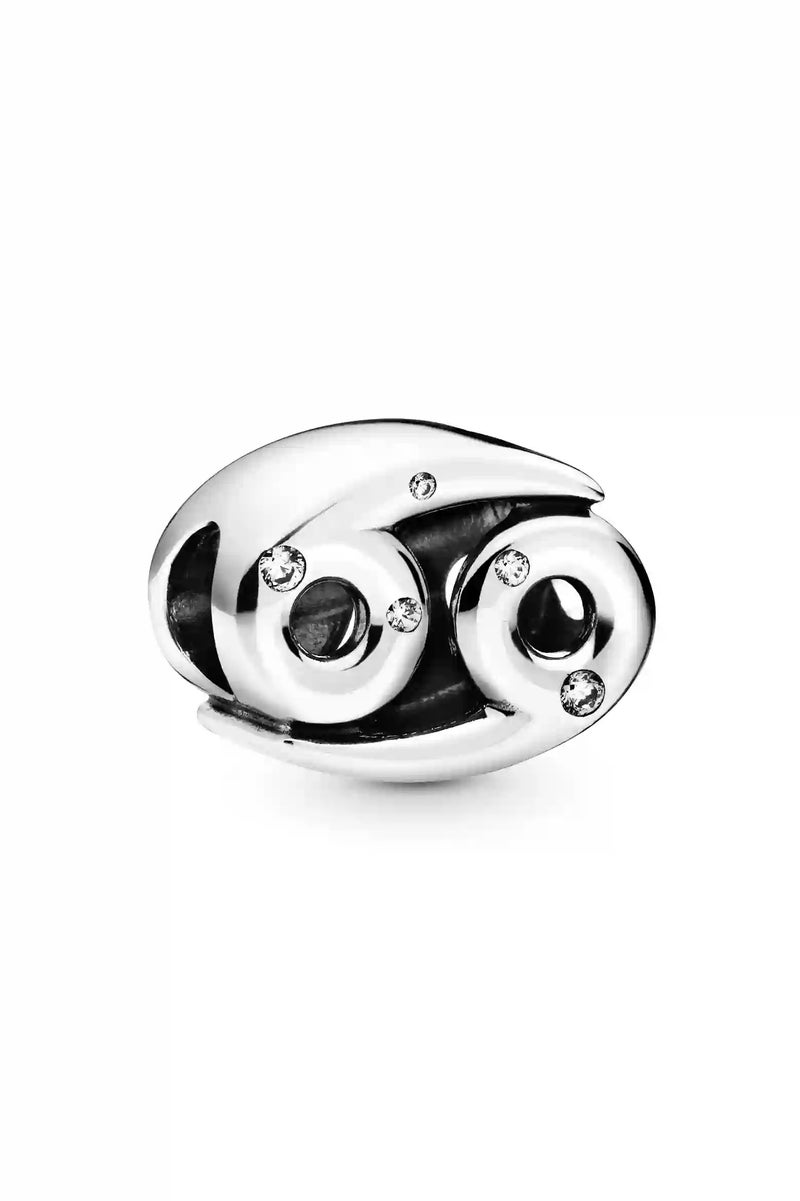 PANDORA Sterling Silver Charm with Clear Cubic Zirconia  - Image 1