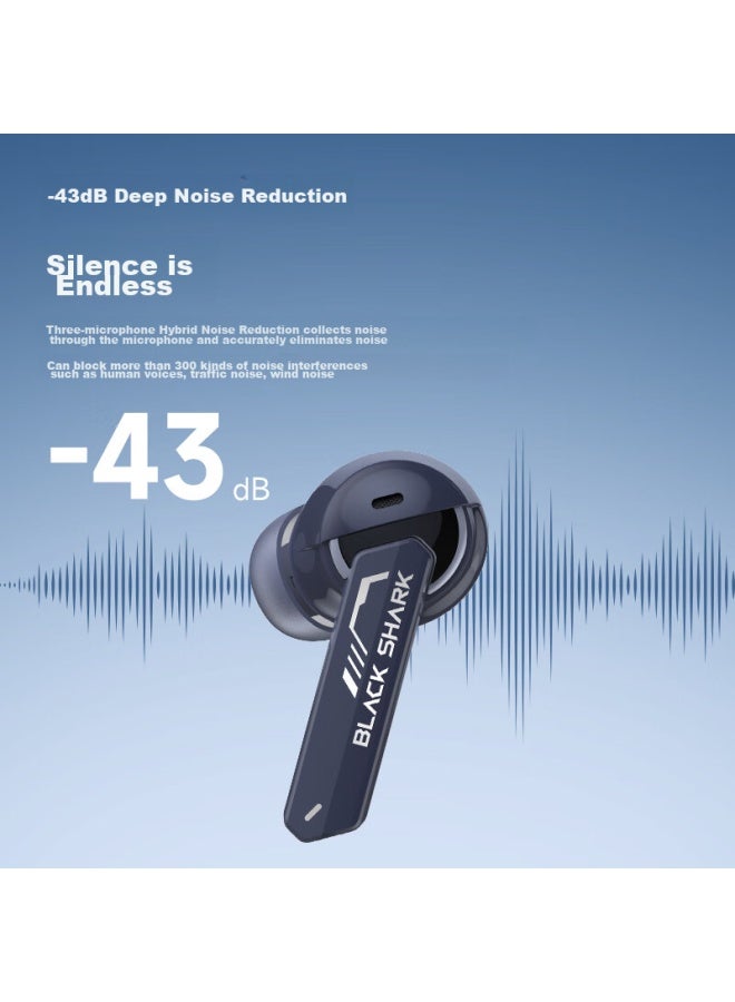 Black Shark Fengming True Wireless Bluetooth Earphones, Gaming Edition, In-ear 2.4g Dual Mode, 0.02s Low Latency For Smooth Gaming, Long Battery Life With Noise Cancellation, Gaming Pink - Image 3