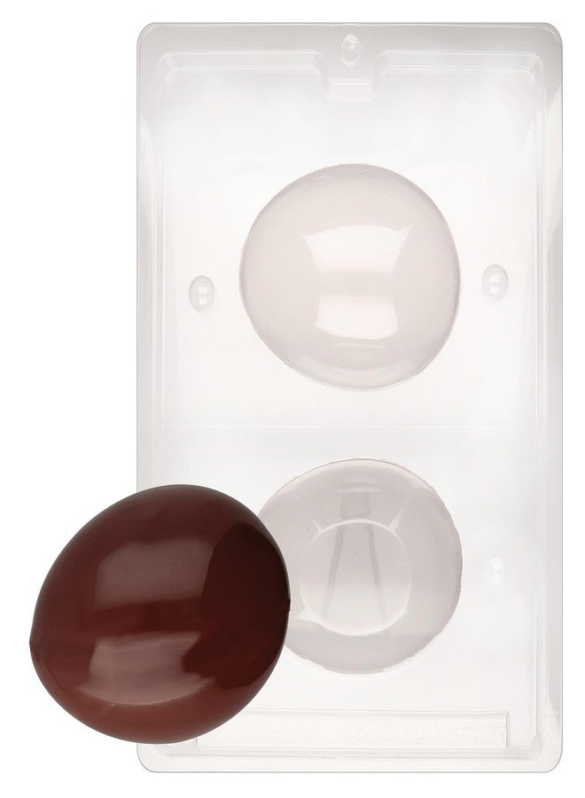 Cybrtrayd Life of the Party 1/2-Pound Egg Easter Chocolate Candy Mold in Sealed Protective Poly Bag Imprinted with Copyrighted Cybrtrayd Molding Instructions - Image 1