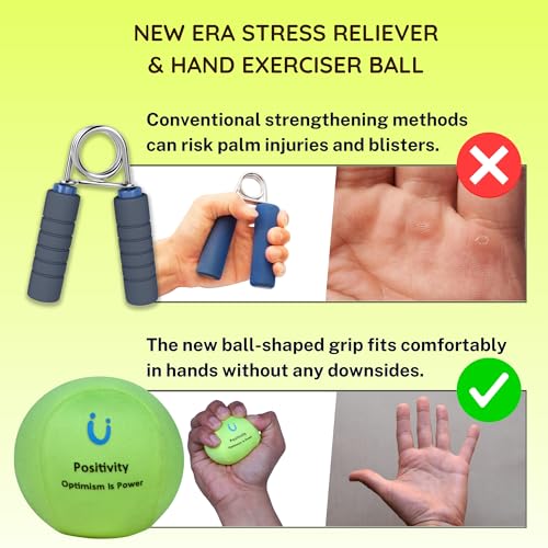 Unwynnd Stress Balls For Adults - Hand Exercise Ball For Stress Relief, Carpal Tunnel, & Arthritis For Hand Grip Strengthening - Anxiety Relief Physio Ball Fidget - Soft (1 PCS) (Yellow) - Image 4