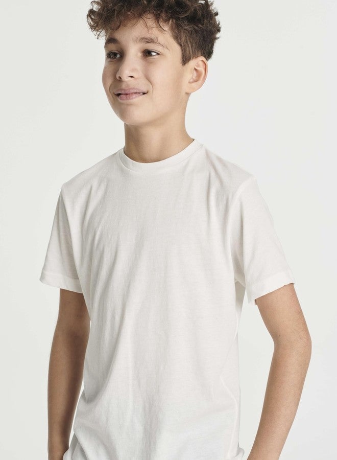 REALESSENTIALS Real Essentials Boys Cotton T-Shirt- Set 1, XS - Image 4