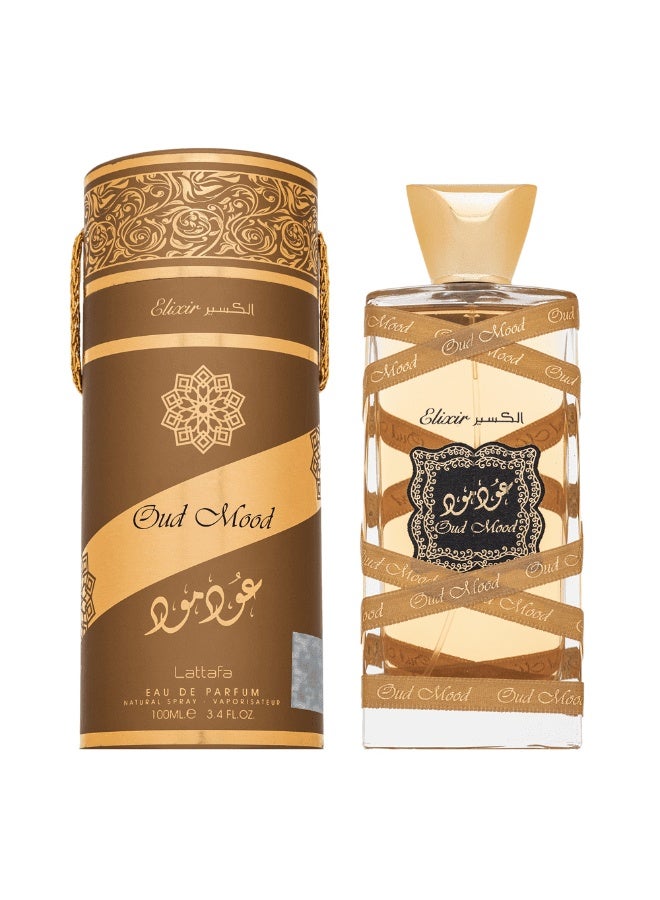 Lattafa Oud Mood Genuine Elixir Eau De Parfum, 100 Ml - Image 1