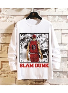 KUYING New Slam Dunk Master Loose Casual Long Sleeve Bottom Shirt  - Image 1