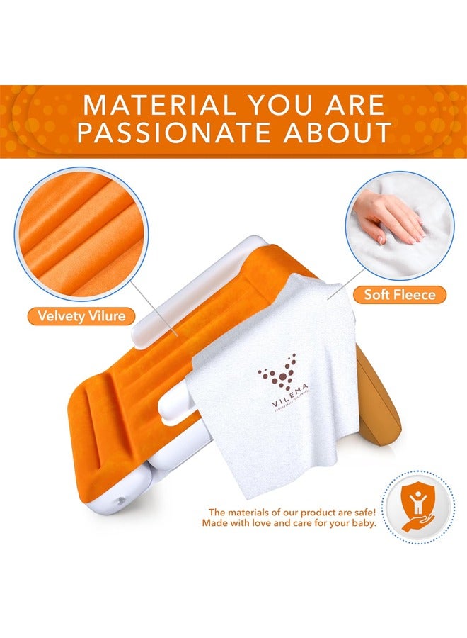 Vividorad Airplane Bed for Kids , Toddler Travel Inflatable Bed Easy to Inflate Deflate and Clean,Airplane Seat Extender for Kids - Plane Bed for Toddler Baby Air Mattress, Toddler Blow Up Bed with Sides Pump and Belt, Kids Aero Bed for Train Airplane Car - Image 5