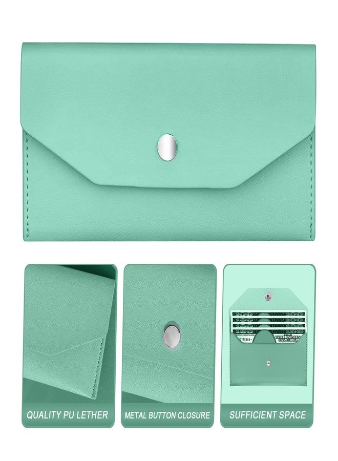 Nolcha Cash Holder Women,Cash Wallets for Women, Reusable Cash Holder Wallet, Men's and Women's Pu Leather Cash Envelope Wallet, Cash Stuffing Wallet for Budget Cash Holder (Green) - Image 3