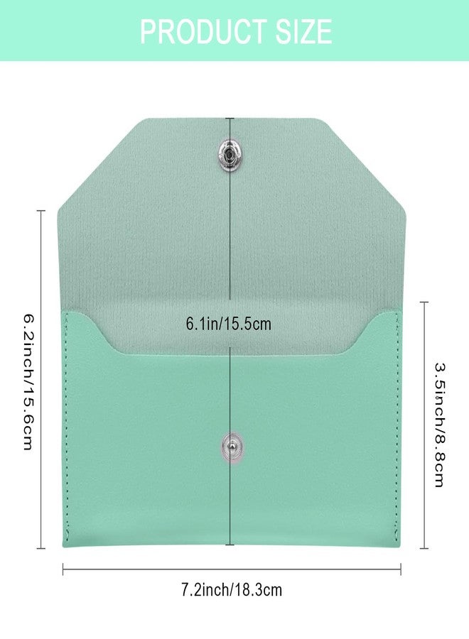 Nolcha Cash Holder Women,Cash Wallets for Women, Reusable Cash Holder Wallet, Men's and Women's Pu Leather Cash Envelope Wallet, Cash Stuffing Wallet for Budget Cash Holder (Green) - Image 2