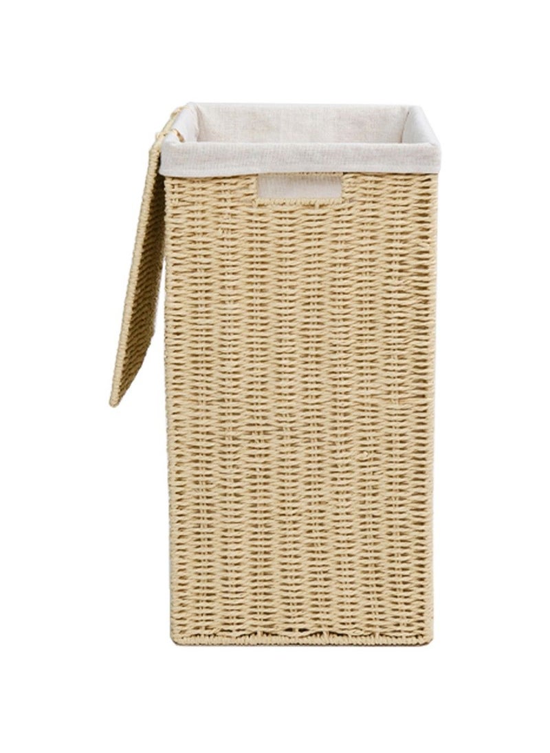 Homesmiths Homesmiths Large Laundry Hamper Natural With Liner 40 X 30 X 55 Cm  - Image 5