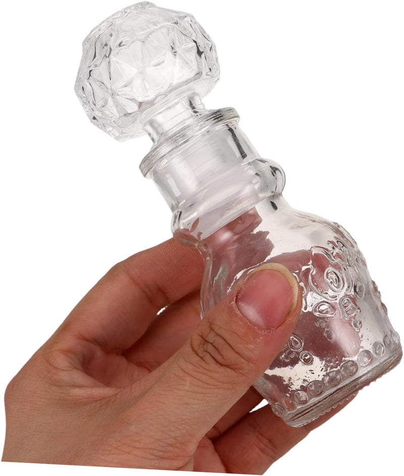 **VOSAREA** زجاجات عطر عتيقة الطراز، ذات تصميم رترو أنيق، مناسبة للديكور المنزلي، زجاجات صغيرة جميلة للعروض الفريدة والمجموعات الراقية. - Image 3
