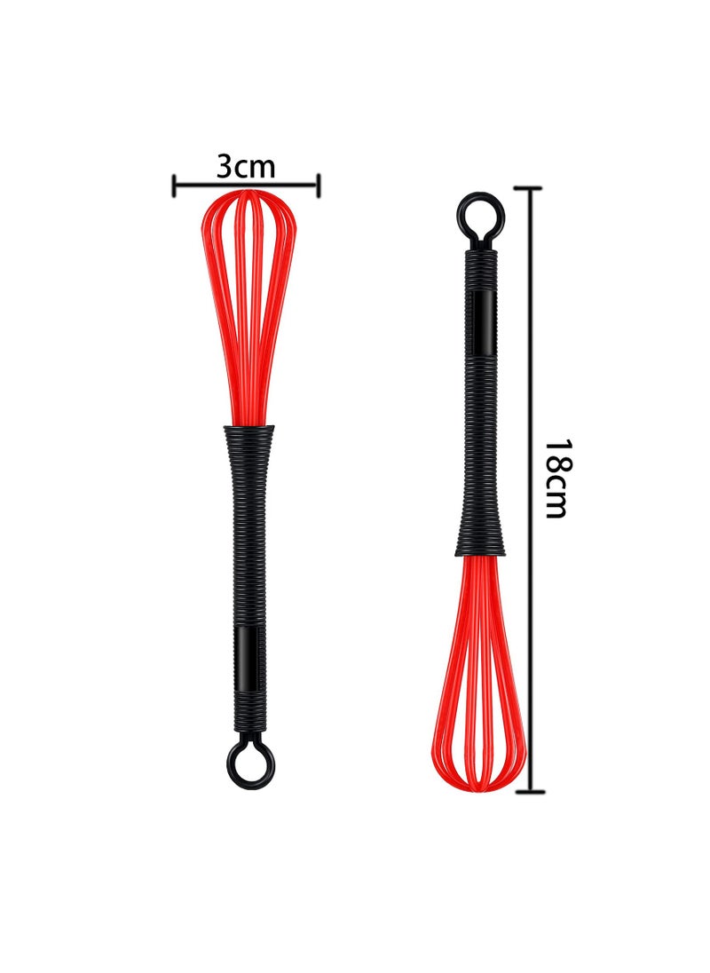 SUNSAR Whisk Set, 5-piece Plastic Salon Hairdressing and Hair Colouring Cream or for kitchen Whisk Mixer Tools  - Image 2