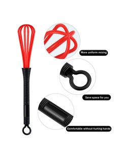 SUNSAR Whisk Set, 5-piece Plastic Salon Hairdressing and Hair Colouring Cream or for kitchen Whisk Mixer Tools  - Image 3