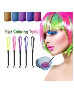 SUNSAR Whisk Set, 5-piece Plastic Salon Hairdressing and Hair Colouring Cream or for kitchen Whisk Mixer Tools  - Image 5
