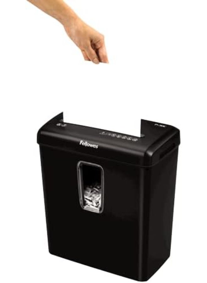 Fellowes P-30c Cross Cut Paper Shredder, Black - Image 5
