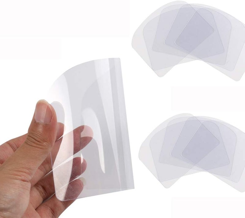 10 transparent cake cream scrapers, frosting, flexible, plastic, softer, for, pastry, cake decoration, kitchen, baking tool - Image 4