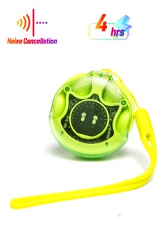 Generic Bluetooth headset wireless sports high-value e-sports game noise cancellation semi-in-ear green for iPhone, Android  - Image 1